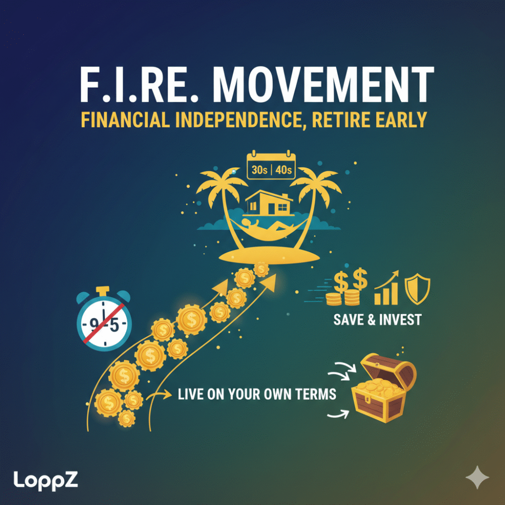 LoppZ: Financial Independence, Retire Early (F.I.R.E.) movement with saving, investing, and early retirement concepts.